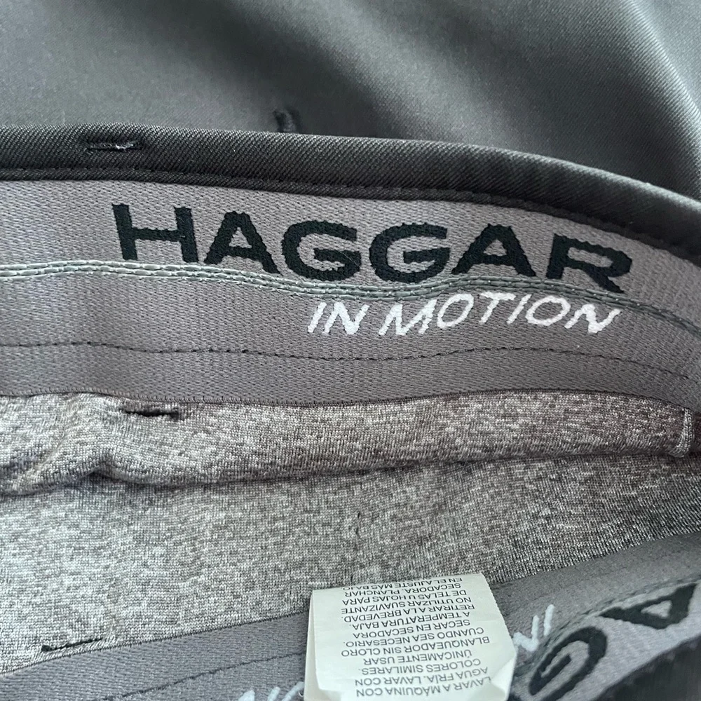 Haggar In‎ Motion Gray Pants